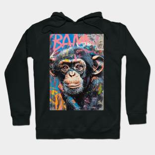 Banksy Graffiti monkey Hoodie